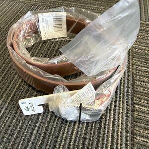 Lacoste Brown Leather Belt 40/110
